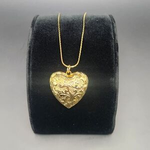 Engraved Heart Necklace